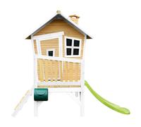 AXI Maisonnette pour enfants Robin avec toboggan vert clair marron et blanc pour l'extérieur