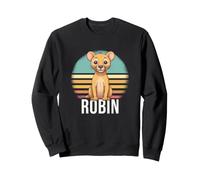 Robin - Beau nom de garçon avec Un Lion Mignon Sweatshirt