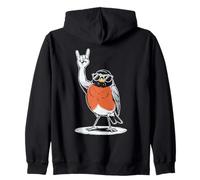 Robin Bird Punk Rock Rocker Heavy Metal américain Sweat à Capuche