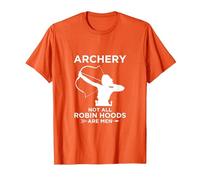 Robin des Bois Chasse à l'arc T-Shirt, Homme, Orange, M