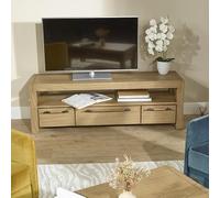 Robin des bois - MEGÈVE : Meuble TV avec tiroirs en Bois Massif Style Contemporain Bois