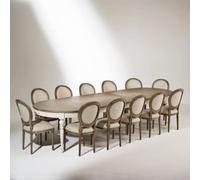 Robin des bois - Table de Salle à Manger AUDE, Extensible, 6 à 16 Couverts