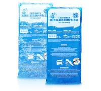 Robin Goods® 2x Compresse Multi-Usage 29 x 12 cm - Réutilisable Chaud & Froid - Idéale en Coussin Chauffant & Compresse Froide - Micro-ondes - Pour Premiers Secours, Blessures & Soulagement