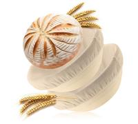 Robin Goods® 2x panier de fermentation avec insert en lin lavable - panier de fermentation en osier naturel - corbeille à pain pour la cuisson du pain (Panier de fermentation rond - 2 pièces)