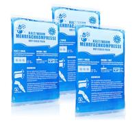Robin Goods® 3X compresses Multiples 16 x 9 cm - Réutilisables, Chaudes et Froides - soulagement de la Douleur, Les Premiers Secours et Les blessures Sportives, passent au Micro-Ondes