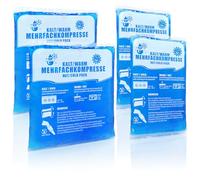 Robin Goods® 4X compresses Multiples 16x9 cm, 14x13 cm - Compresses Chaudes et Froides réutilisables - Coussin rafraîchissant et Coussin Chauffant, Compatible Micro-Ondes