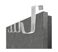 Robin Goods® 4X Crochets de Porte en Acier Inoxydable - patères pour Portes de Chambres et de placards - patères à Suspendre sans perçage - Porte-Serviettes et Vestes en métal