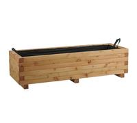 ROBIN HOOD-Bac Madrier Carré mélèze huilé 120x40x30 cm