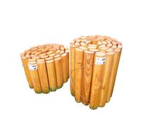 ROBIN HOOD-Bordure Rouleau 1/2 rondin mélèze 40 x 150 cm