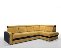 Robin Inspire Glen Canapé d'angle avec Fonction de Couchage, Canapé Reversible Canapé-lit avec Compartiment de Couchage et Coussins, Coffre de Rangement, Canapé d'angle en L Droit ou Gauche
