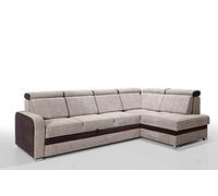 Robin Inspire Glen Canapé d'angle avec Fonction de Couchage, Canapé Reversible Canapé-lit avec Compartiment de Couchage et Coussins, Coffre de Rangement, Canapé d'angle en L Droit ou Gauche