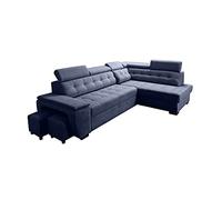 Robin Inspire Grand Canapé d'angle Bleu Marine Convertible Droit