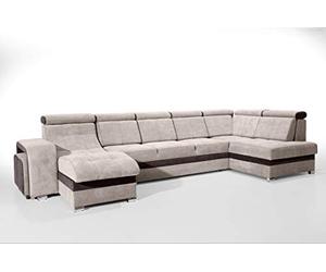 Robin Inspire Milan Canapé d’Angle Convertible Beige-Marron Droite