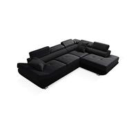 Robin Inspire Saturn Canapé d’Angle Convertible L Droit Noir
