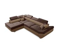 Robin Inspire Saturn Canapé d’Angle Convertible L Gauche Chocolat Nougat