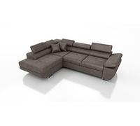 Robin Inspire Saturn Premium Kingston Canapé d'angle avec Fonction Couchage, Coffre de lit et Coussins, canapé d'angle Autonome en Forme de L, appuie-têtes réglables et rembourrages