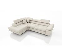 Robin Inspire Saturn Premium Kingston Canapé d'angle avec Fonction Couchage, Coffre de lit et Coussins, canapé d'angle Autonome en Forme de L, appuie-têtes réglables et rembourrages