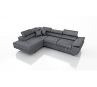 Robin Inspire Saturn Premium Kingston Canapé d'angle avec Fonction Couchage, Coffre de lit et Coussins, canapé d'angle Autonome en Forme de L, appuie-têtes réglables et rembourrages