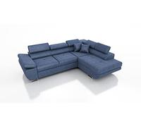 Robin Inspire Saturn Premium Kingston Canapé d'angle avec Fonction Couchage, Coffre de lit et Coussins, canapé d'angle Autonome en Forme de L, appuie-têtes réglables et rembourrages