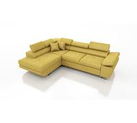 Robin Inspire Saturn Premium Kingston Canapé d'angle avec Fonction Couchage, Coffre de lit et Coussins, canapé d'angle Autonome en Forme de L, appuie-têtes réglables et rembourrages