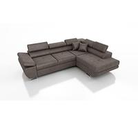 Robin Inspire Saturn Premium Kingston Canapé d'angle avec Fonction Couchage, Coffre de lit et Coussins, canapé d'angle Autonome en Forme de L, appuie-têtes réglables et rembourrages