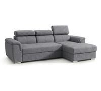 Robin Inspire Silver Canapé d’Angle Convertible 247 cm Anthracite Droit