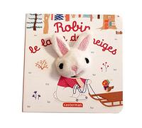 Robin, le lapin des neiges: Livre marionnette pour bébé - dès 3 mois