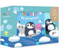 Robin le pingouin - Collectif - Auzou Éditions - Boîte ou accessoire - Jeux livres objets