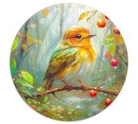 Robin Oiseau Puzzle 1000 Pièces Educa Jouet en Bois Cadeau Unique De l'art De La DécoRation Jeu Éduchatif Challenge Toy Adultes Et Enfants À Partir De 14 Ans 1000pcs (67.5x67.5cm)