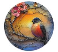 Robin Puzzle 1000 Pièces Cadeau Unique Jeu Éduchatif Défi Jouet À De Qualité Supérieure Peinture Art pour Adultes Et Enfants À Partir De 12 Ans 1000pcs (67.5x67.5cm)
