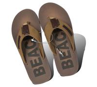 Robin Ruth Avec Brun Canvas-Riemen Sandales de Plage Tongs Gr. 39-40 HZG400NS