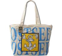Robin Ruth Sac à bandoulière coton polyester beige bleu OTG5123I