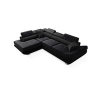 Robin Saturn Canapé d'angle avec Une Fonction de Couchage Un Canapé-lit avec Une Caisse pour la Literie Un Canapé d'angle en L Indépendant Différentes Couleurs