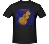 Robin Trower No More Worlds to Conquer T Shirt Mens Fashion Cotton Round Neck Short Sleeve Tops Black 3XL