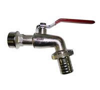 Robinet 1/4 tour 20x27-26x34 avec nez cannelé D19