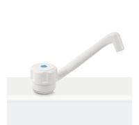 Novo Robinet 12 V pour camping-car, caravane - Plastique ABS - Hauteur : 135 mm - 90 g - Blanc