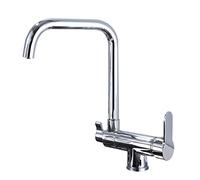 Robinet 3 Voies Cuisine Osmoseur Pliable Laiton Pivotant Multifonction Mitigeur Cuisine 3 Voies-Chrome