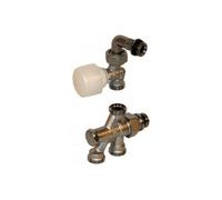 Giacomini - Robinet 4 voies R436/2TG 1/2 x 16 - GIACOMINI : R436IX052