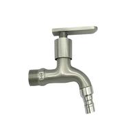 Robinet à aiguille à ouverture rapide, 1 pièce, en acier inoxydable 304, for machine à laver, cuisine, salle de bain et jardin extérieur.(002B)