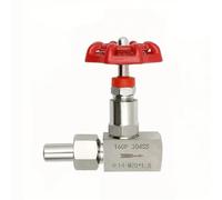 Robinet à aiguille femelle en acier inoxydable J21W-160P, 1/4, 3/8, 1/2 pouce, robinet à soupape soudé haute pression, 1 pièce(1/2",OD 18mm)