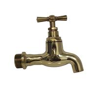 Robinet à bec lisse - M 1/2 - Laiton poli - Watts industrie