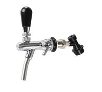 Robinet à bière chromé réglable avec déconnexion à bille - Distributeur de bière pression for fûts de bière (accessoires)(Adjust Tap Kit)