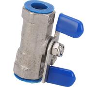 robinet à bille 1/4 pouce fileté femelle en acier inoxydable 304 NPT avec poignée papillon