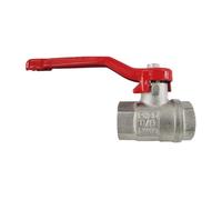 Robinet à bille 1' laiton nickelé levier acier PTFE IGxIG