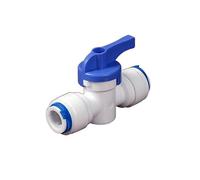 Robinet à bille adapté robinet 3/8 "9.52mm, connecteur raccord rapide for filtre eau d'aquarium, système d'osmose inverse Aucune Fuite