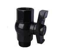 Robinet à bille en PVC 1/2 3/4 1 pouce, filetage femelle à filetage mâle, interrupteur d'irrigation de jardin, contrôleur d'eau d'aquarium de poisson(2 male to female 63mm)