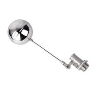 Robinet à bille flottant réglable en acier inoxydable 304, 1/2", 3/4", 1", contrôleur de niveau d'eau for réservoirs et tours(1/2inch)