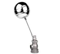 Robinet à bille hydraulique à flotteur en acier inoxydable de 1-1/2 pouces - Vanne filetée femelle for réservoirs d'eau et tours