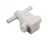 Robinet à bille/pointeau d'arrêt 1/8-1" BSPP F/M PTFE, robinet égal