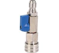 Robinet à bille pour laveuse haute pression Acier inoxydable 4500PSI 3/8 Inch Quick Connect Ball Valve for Power Washer Hose